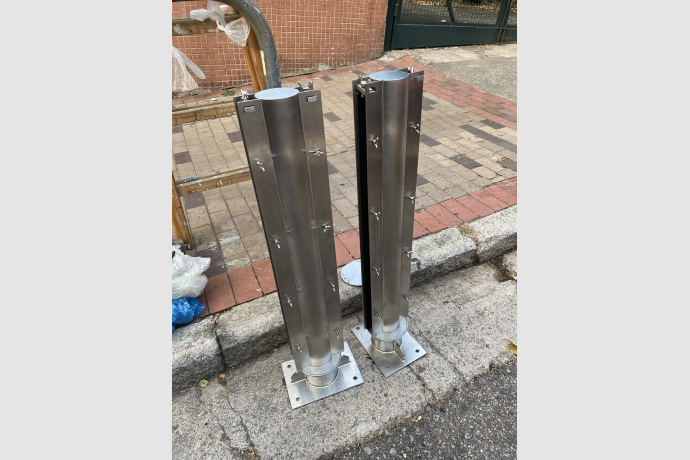 Aluminium Flood Board Barrier 鋁檔水閘a
